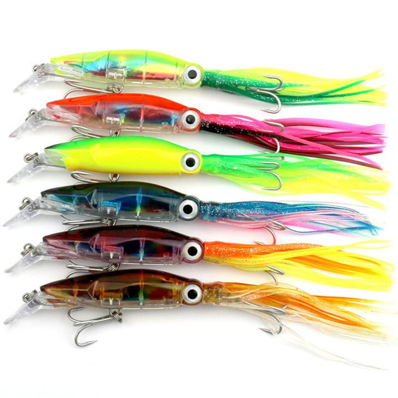 LifelikeSquid Jig 14cm/40g Hard Plastic Artificial Bait