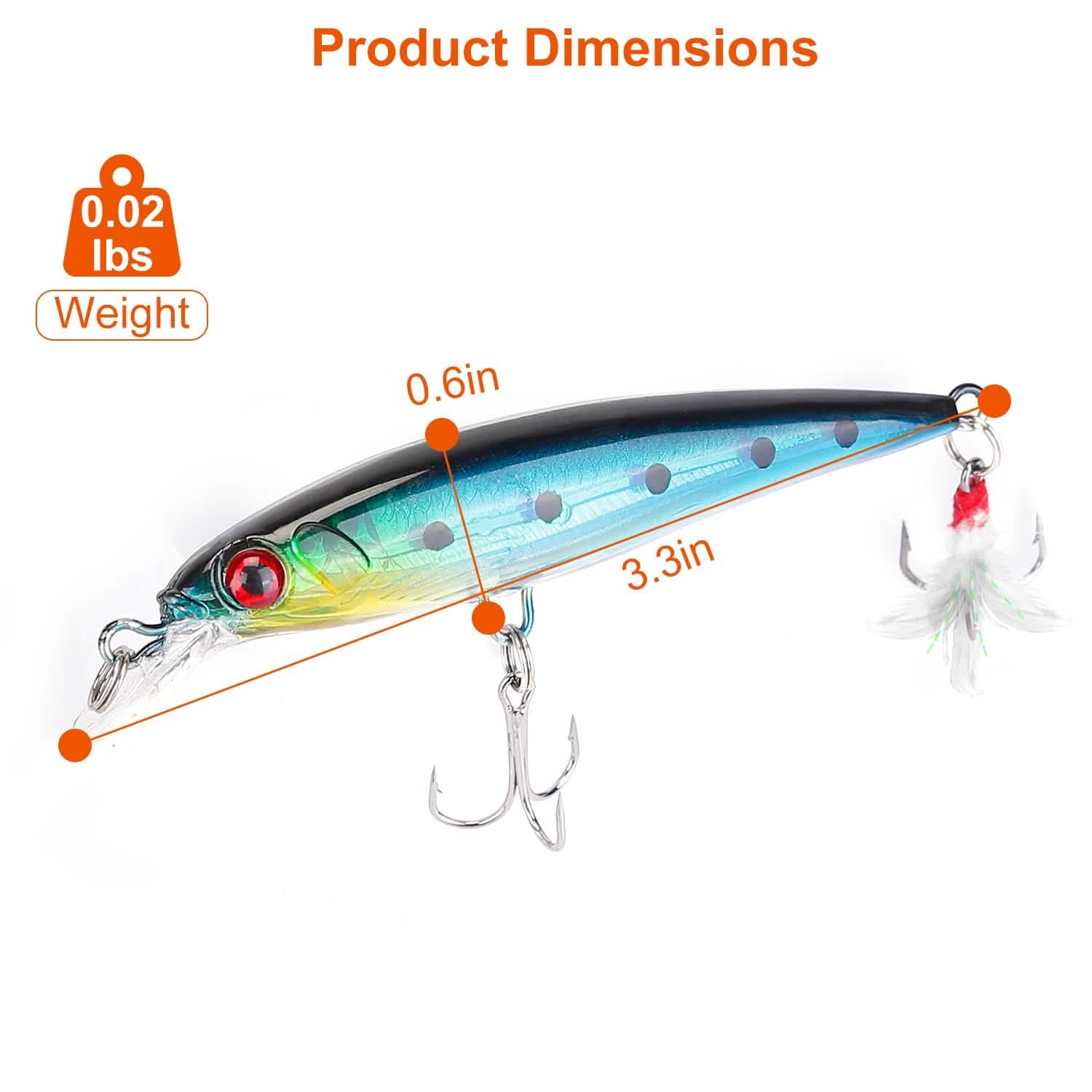 10-Piece: starter jerkbaits