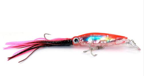 LifelikeSquid Jig 14cm/40g Hard Plastic Artificial Bait