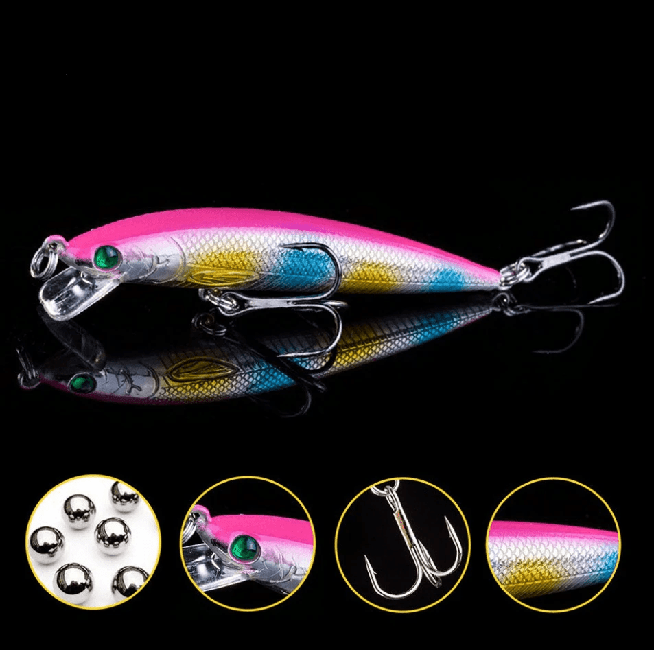 7CM crazy Minnow jerk bait