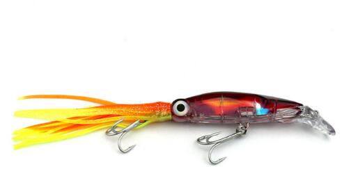 LifelikeSquid Jig 14cm/40g Hard Plastic Artificial Bait