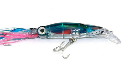 LifelikeSquid Jig 14cm/40g Hard Plastic Artificial Bait