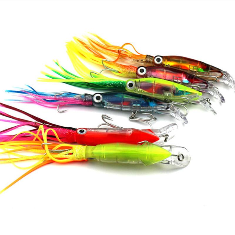 LifelikeSquid Jig 14cm/40g Hard Plastic Artificial Bait